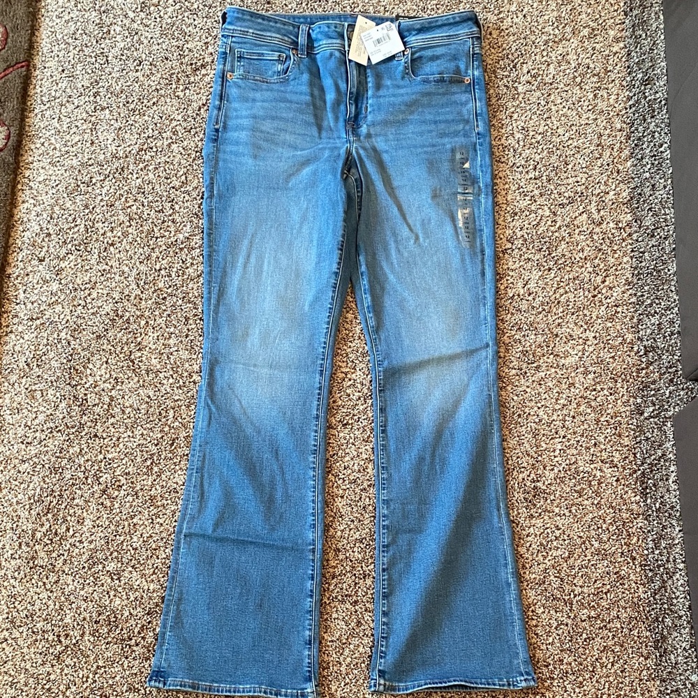 NWT American Eagle Outfitters Blue Flare Jeans